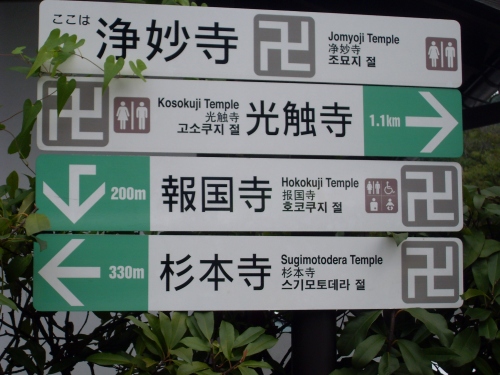 Znak drogowy w Japonii
